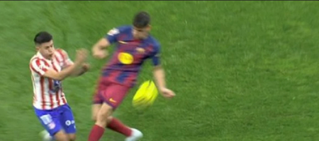 «Σάλος» στην Ισπανία για τη μη αποβολή του Μαρτίν στο Ατλέτικο - Μπαρτσελόνα (video)