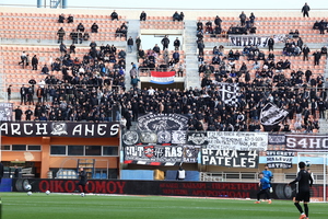 ΟΦΗ: Το πανό των Κρητικών για τον δολοφονηθέντα οπαδό του ΠΑΟΚ