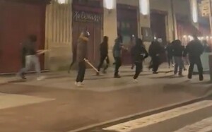 Θέλτα - Λυών: Άγριο ξύλο μεταξύ οπαδών στο Βίγκο (video)