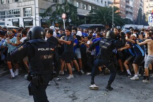 Μαρσέιγ: Επεισόδια μεταξύ οπαδών και ισπανικής αστυνομίας