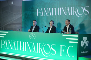 Παναθηναϊκός: Ζωντανά η παρουσίαση των Κορόνα και Κοτσόλη