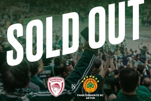Ολυμπιακός - Παναθηναϊκός: Sold out το T-Center για τον αγώνα του ΣΕΦ...