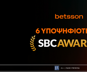 Η Betsson υποψήφια για 6 βραβεία στα SBC Awards 2025