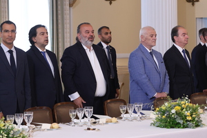 ΑΕΚ: Ηλιόπουλος και Μελισσανίδης παρόντες στο επίσημο γεύμα του ΠτΔ προς τιμήν του Προέδρου του Παναμά (pics)