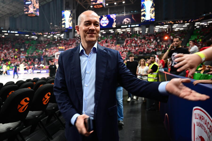 Final Four 2026: Φωτογραφίες από το «ερυθρόλευκο» ΟΑΚΑ