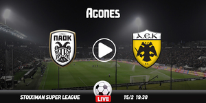 ΠΑΟΚ - ΑΕΚ Live Streaming*
