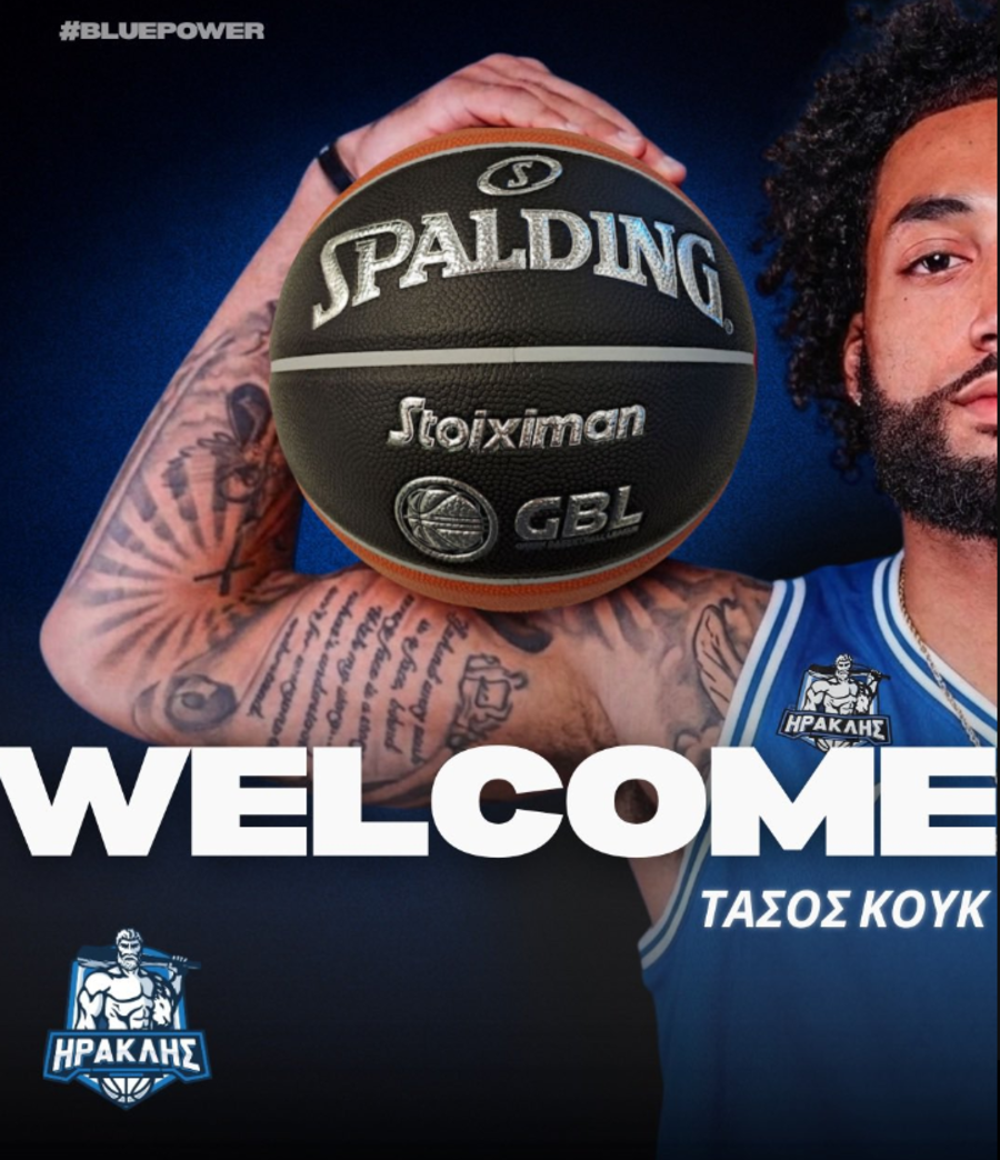 Ηρακλής: Ανακοίνωσε τον Τάσο Κουκ