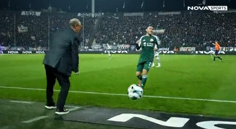 ΠΑΟΚ - Παναθηναϊκός: Το κακό κοντρόλ του... Μπενίτεθ (video)