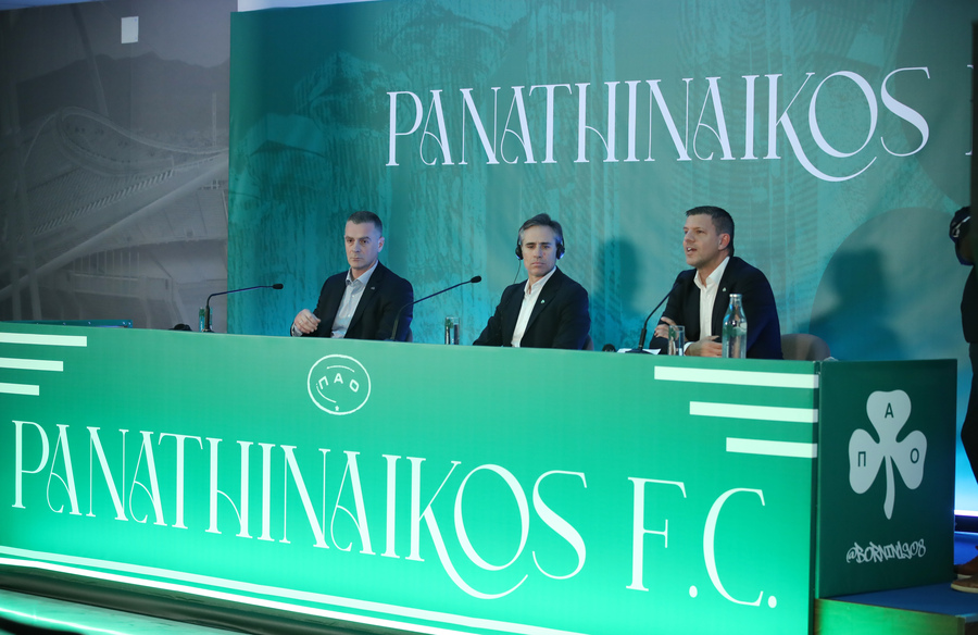 Παναθηναϊκός: Η παρουσίαση των Κορόνα και Κοτσόλη (video)