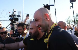 Άρης: Αποθεωτική υποδοχή στον Βασίλη Σπανούλη