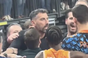 Παναθηναϊκός: Το VIDEO από την ένταση μεταξύ «πρασίνων» και παικτών της Βαλένθια!