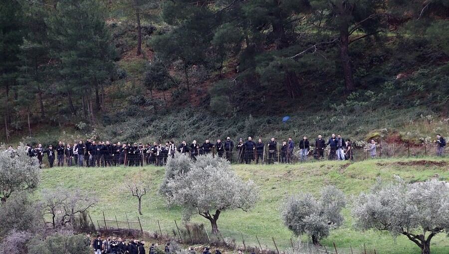 Λεβαδειακός - ΟΦΗ: Γέμισαν με οπαδούς των Κρητικών οι γύρω λόφοι! (pics)