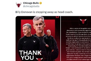 Απομακρύνθηκε από τους Μπουλς ο Ντόνοβαν