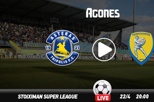 Αστέρας Τρίπολης - Παναιτωλικός Live Streaming*