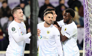 Φιορεντίνα – ΑΕΚ 0-1: Ιστορικό «διπλό» για την Ένωση στην Ιταλία με «χρυσό» σκόρερ τον Γκατσίνοβιτς! (video)