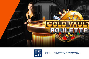 Gold Vault Roulette. Νέα, εντυπωσιακή ρουλέτα στη Vistabet!