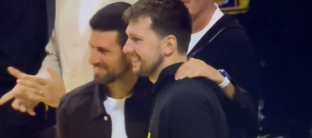 Τζόκοβιτς: Βρέθηκε σε αγώνα των Λέικερς και φωτογραφήθηκε με ΛεΜπρόν και Ντόντσιτς (pics)