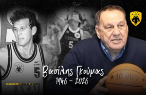 Το «αντίο» της ΑΕΚ και του Πανελλήνιου στον Βασίλη Γκούμα