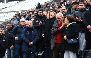 ΠΑΟΚ: Όλα τα τμήματα στην Τούμπα για την επιμνημόσυνη δέηση (photos)