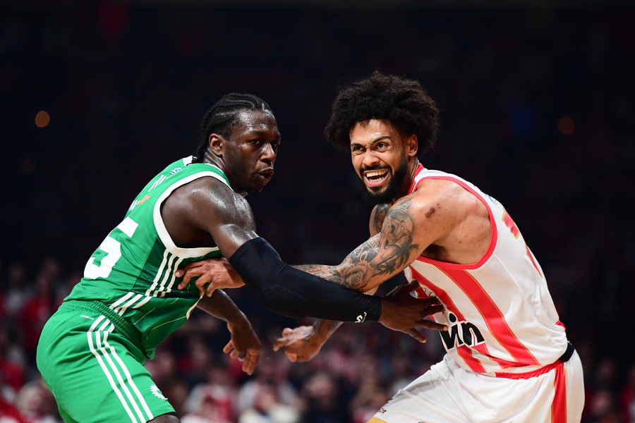 Euroleague: Ντόρσεϊ και Ναν στην δεύτερη καλύτερη πεντάδα της σεζόν 2025/26