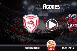 Ολυμπιακός - Μπασκόνια Live Streaming*