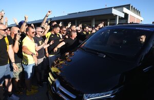 Άρης: Αποθεωτική υποδοχή στον Βασίλη Σπανούλη