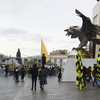 Από νωρίς στη Νέα Φιλαδέλφεια οι φίλοι της «Ένωσης» – Γιορτινό κλίμα έξω από την «Allwyn Arena»