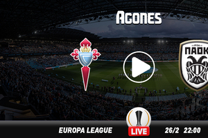 Θέλτα - ΠΑΟΚ Live Streaming*