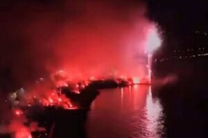 Νάπολι: «Κάηκε» η πόλη για τα 100 χρόνια ιστορίας - Το Σάββατο η συνέχεια (video)