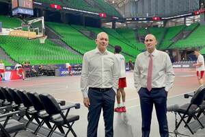 Final Four 2026: Παρόντες οι αδερφοί Αγγελόπουλοι στην προπόνηση του Ολυμπιακού