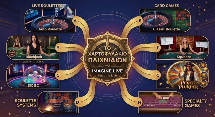 Imagine Live - Παιχνίδια Live Casino
