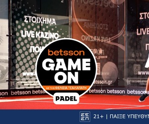 Game On: Η Φελίσια Τσαλαπάτη μαθαίνει τα μυστικά του Padel από τον Βασίλη Καραμπέτσο (vid)