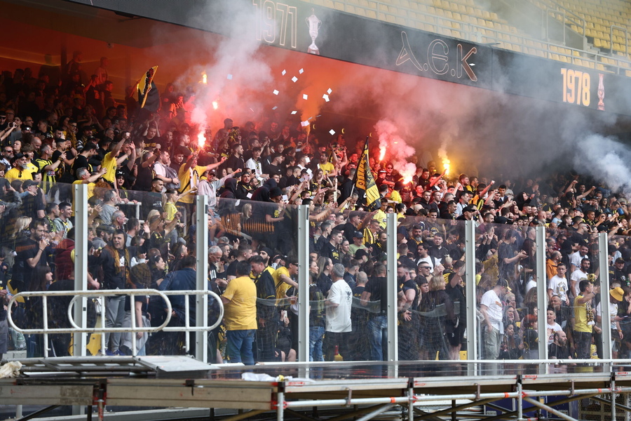 ΑΕΚ: Απίστευτες εικόνες στην Allwyn Arena, στην πρόβα τζενεράλε ενόψει Ολυμπιακού! (pic)