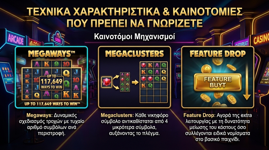 Big Time Gaming (BTG) - Φρουτάκια, Megaways & RTPs Live Casino
