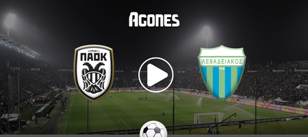 ΠΑΟΚ - Λεβαδειακός Live Streaming*