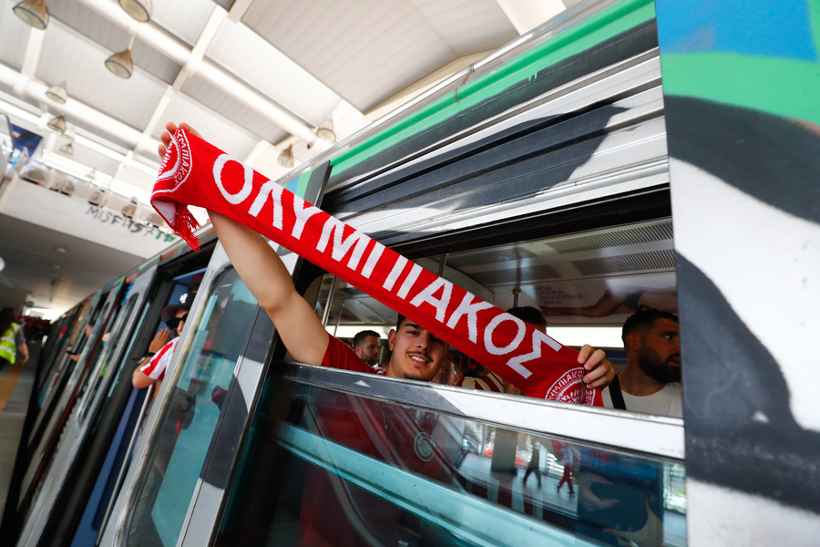 Final Four 2026: Ξεκίνησε η «ερυθρόλευκη» απόβαση στο T-Center (pics)