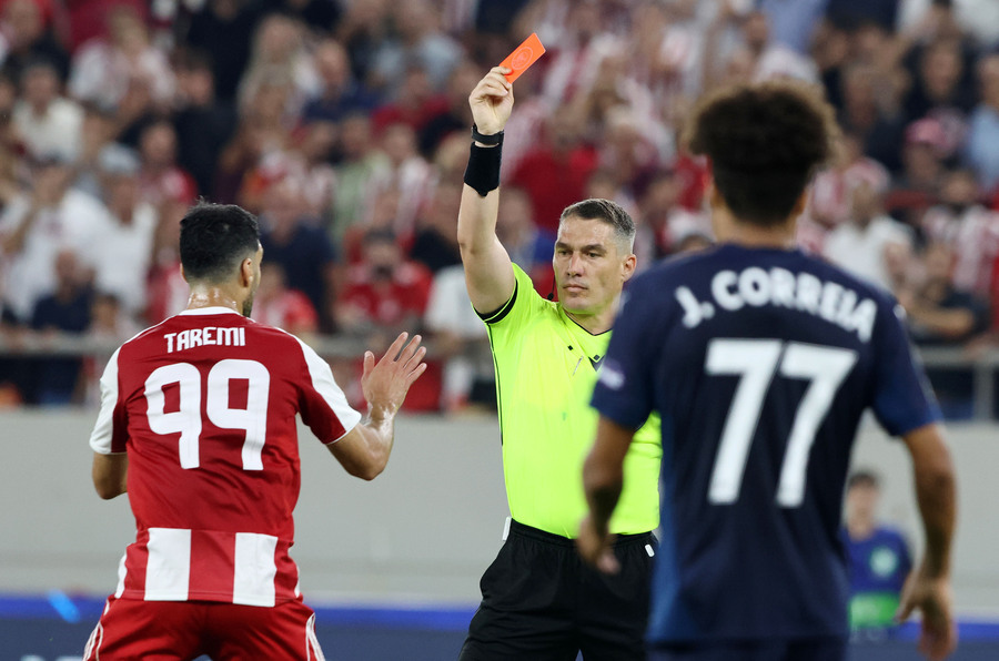 UEFA: «Γι’ αυτό η κόκκινη κάρτα στον Ταρέμι έγινε κίτρινη»