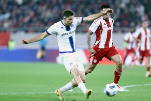 Ολυμπιακός - Κηφισιά: Ο Παντελίδης πανηγύρισε  το γκολ του με τον Τετέι