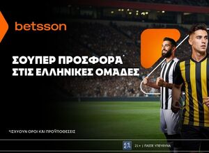 Betsson: Σούπερ προσφορά* στις ελληνικές ομάδες!