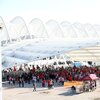 Final Four 2026: Φωτογραφίες από το «ερυθρόλευκο» ΟΑΚΑ
