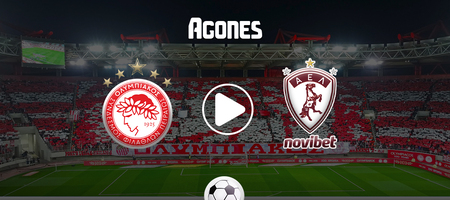 Ολυμπιακός - ΑΕΛ Live Streaming*