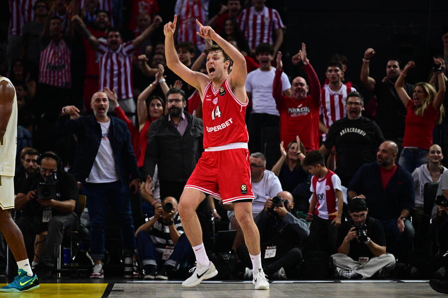 Η βαθμολογία της Euroleague μετά την ήττα του Ολυμπιακού από τη Φενέρ