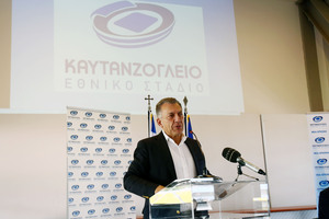 Σε νέα εποχή το Καυτανζόγλειο: Ο Βρούτσης παρουσίασε το πρόγραμμα εκσυγχρονισμού του Σταδίου που θα φιλοξενήσει και τον ΠΑΟΚ (video)