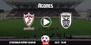 ΑΕΛ - ΠΑΟΚ Live Streaming*