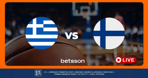 Ελλάδα - Φινλανδία με Bet Builder, Livestream και Σούπερ Αποδόσεις στην Betsson