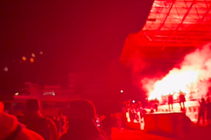 Πανιώνιος: Έκαναν την νύχτα μέρα οι φίλοι των «κυανέρυθρων» μετά το «διπλό» στην Καλαμάτα (video)