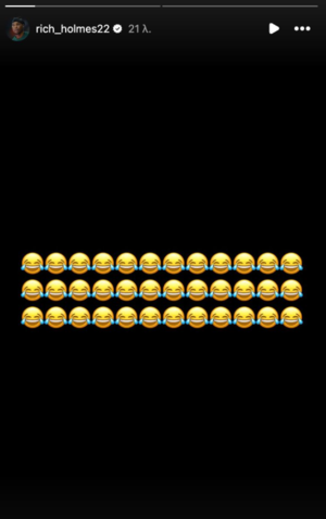 Χολμς: Συνέχισε το... beef με τον Αταμάν! (pic)