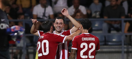 Αστέρας AKTOR - Ολυμπιακός 0-1: «Απόδραση» με Σίλβα οι «ερυθρόλευκοι»