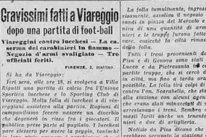 Το ντέρμπι Βιαρέτζιο-Λούτσεζε και η πρώτη αθλητική ανθρωποκτονία στην Ιταλία