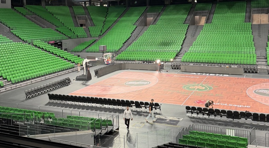 Η Εuroleague πήγε… T-Center – Τα πλάνα της από τη media day